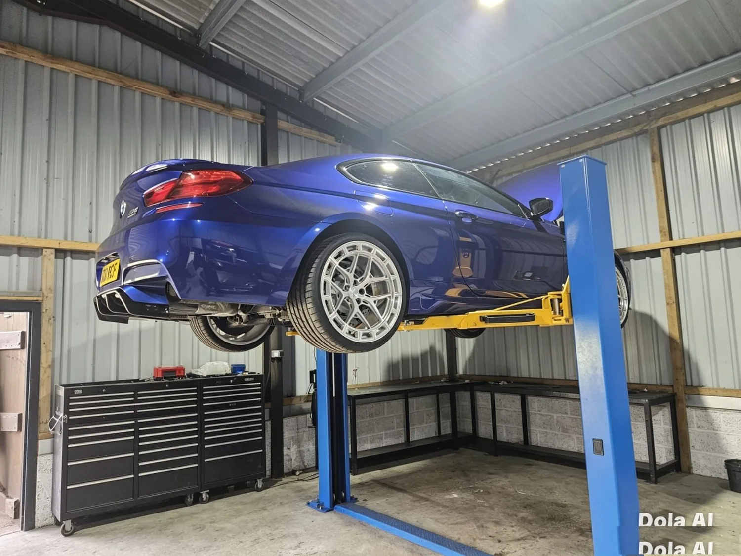 BMW M6 Gran Coupé on the ramp