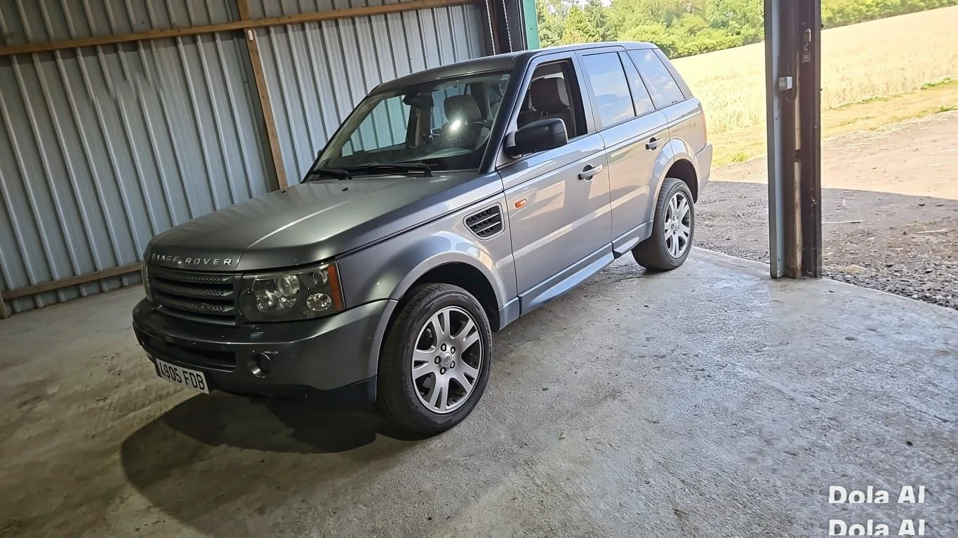 Range Rover Sport in the workshop